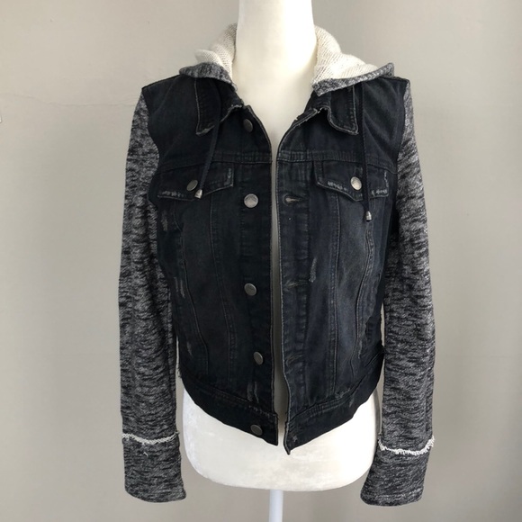 Free People Jackets & Blazers - Free People black denim Jacket